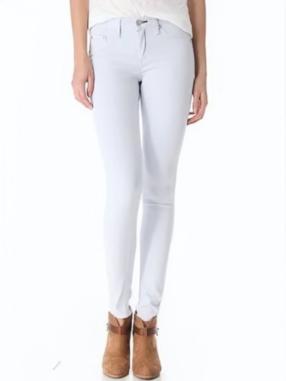 Rag & Bone Denim ‘Legging’ Stretchy Skinny Jeans in “Arctic” Blue Size 27